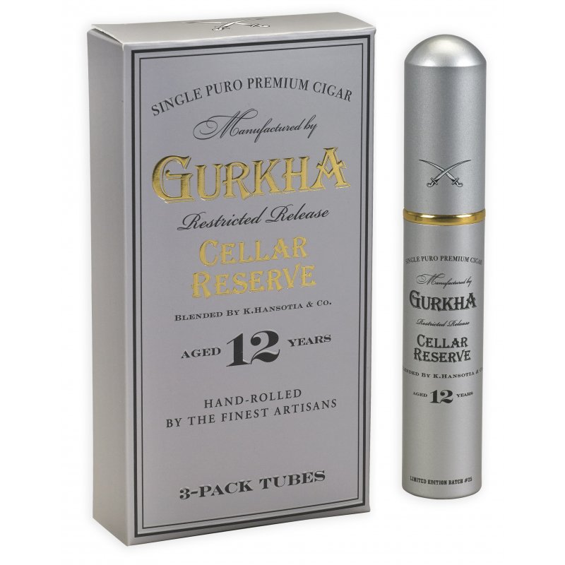 Trabucuri Gurkha 12 Years Cellar Reserve Platinum Tubo 3