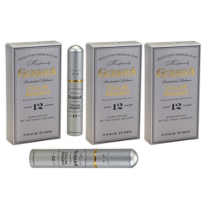 Trabucuri Gurkha 12 Years Cellar Reserve Platinum Tubo 9