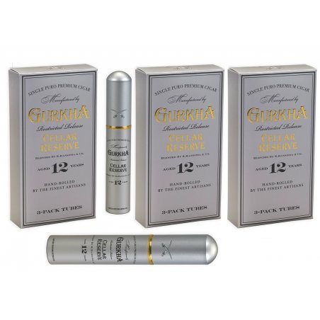 Trabucuri Gurkha 12 Years Cellar Reserve Platinum Tubo 9