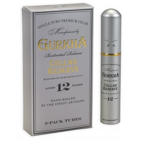Trabucuri Gurkha 12 Years Cellar Reserve Platinum Tubo 9