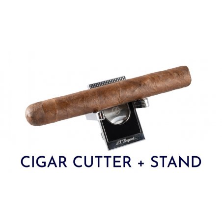 Cutit trabucuri S.T Dupont Stand Black Chrome 003415