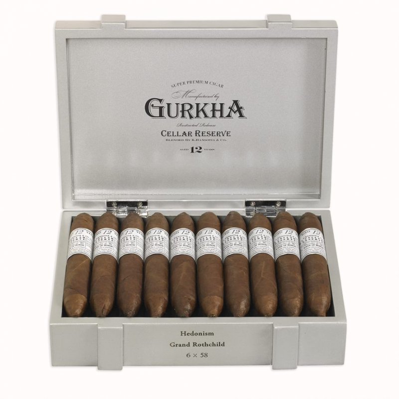 Trabucuri Gurkha 12 Years Hedonism Grand Robusto Cellar Reserve Platinum 20