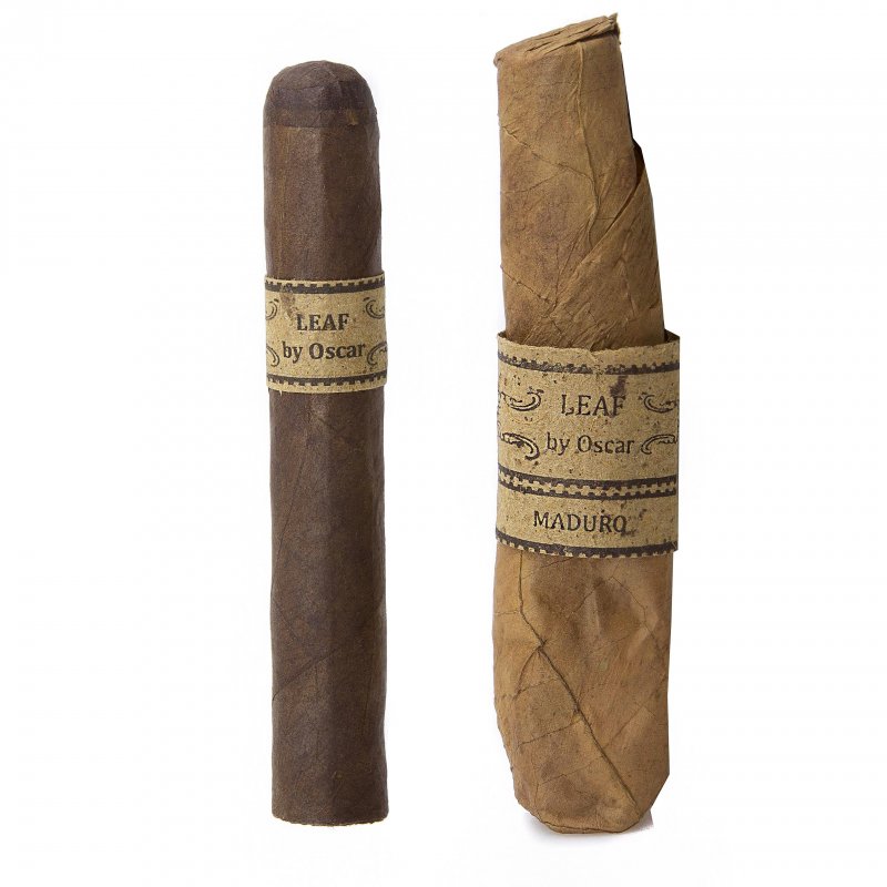 Trabucuri  Oscar Valladares Leaf by Oscar Maduro Robusto 20