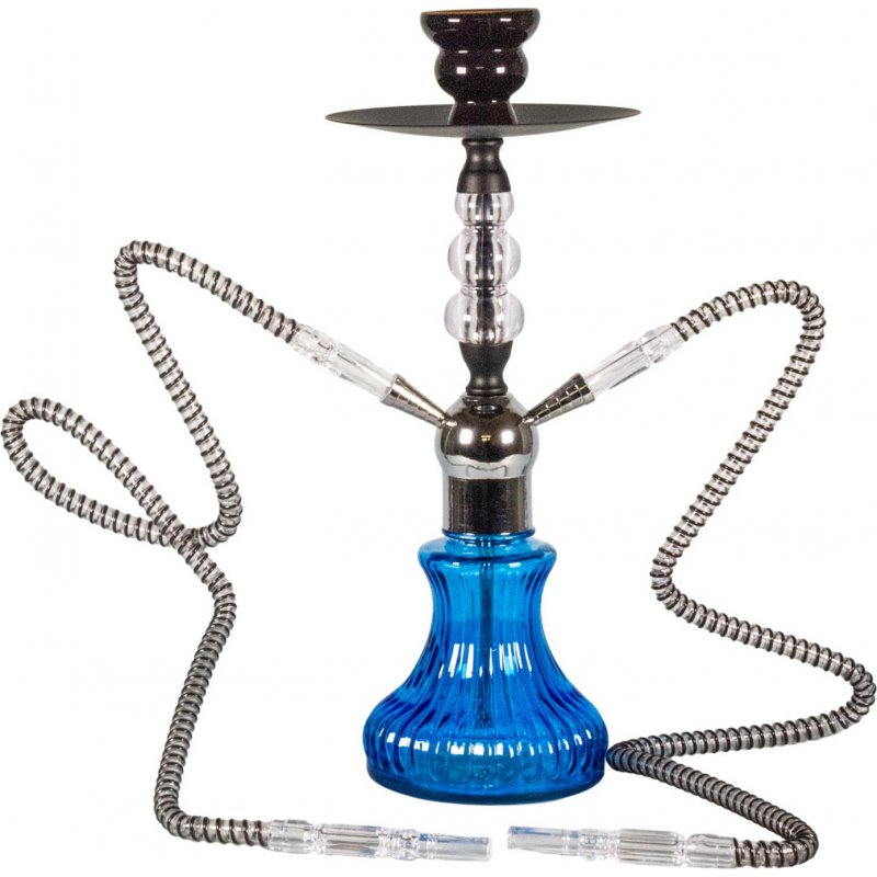 Narghilea Dreamliner Akaba 40 cm 2 furtunuri Blue