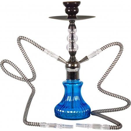 Narghilea Dreamliner Akaba 40 cm 2 furtunuri Blue