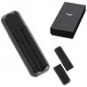 Etui 2 trabucuri Angelo Black Carbon accesorii pastrare trabucuri