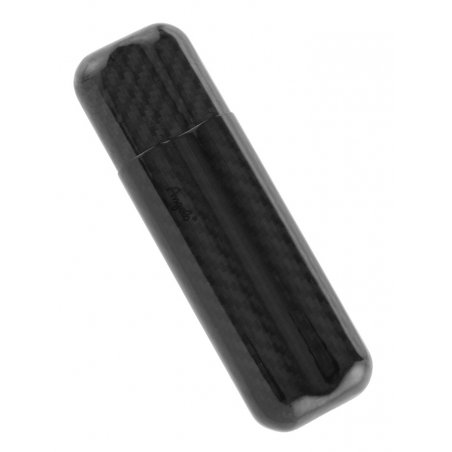 Etui 2 trabucuri Angelo Black Carbon accesorii pastrare trabucuri