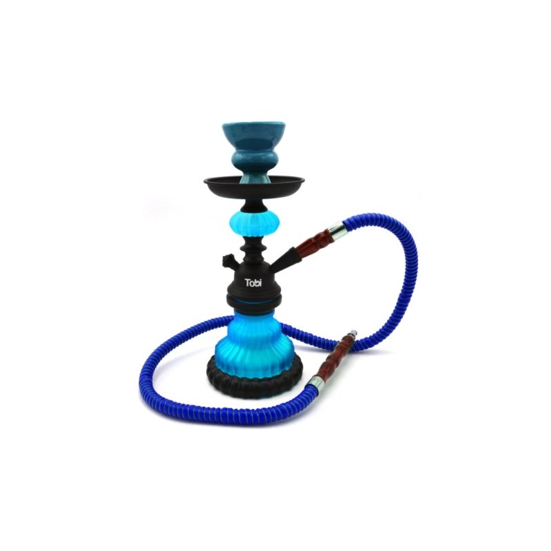Narghilea Tobi Belkas 1 furtun Albastru 26 cm fumez narghilea