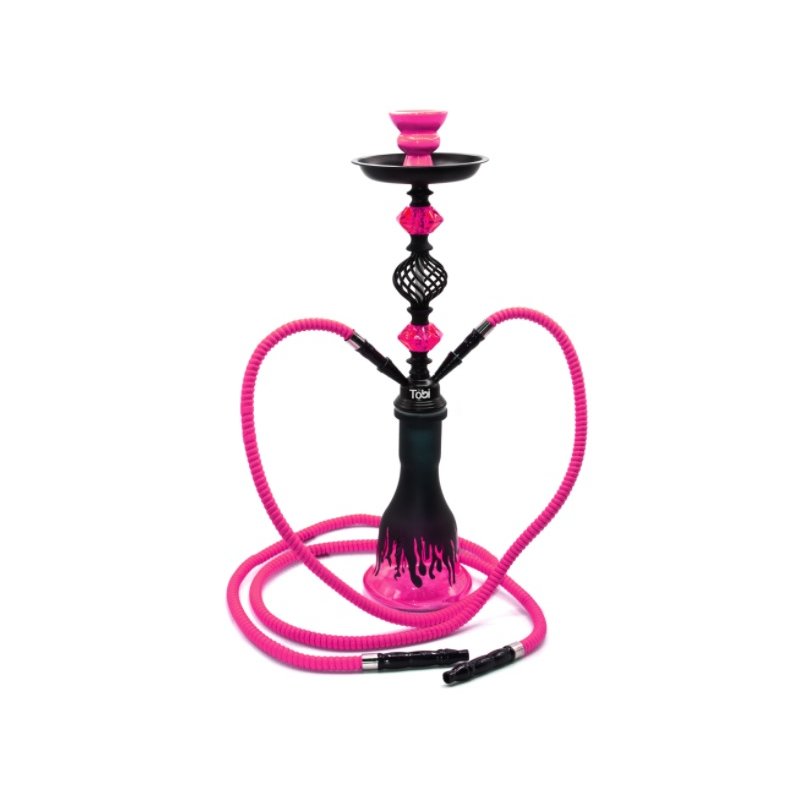 Narghilea Tobi Jabal 2 furtunuri Roz 53 cm cumpar narghilea