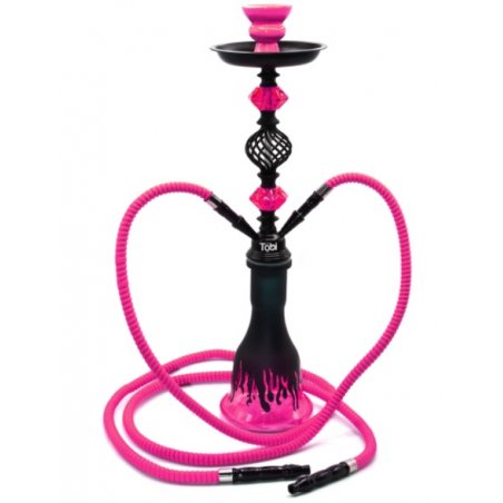 Narghilea Tobi Jabal 2 furtunuri Roz 53 cm cumpar narghilea