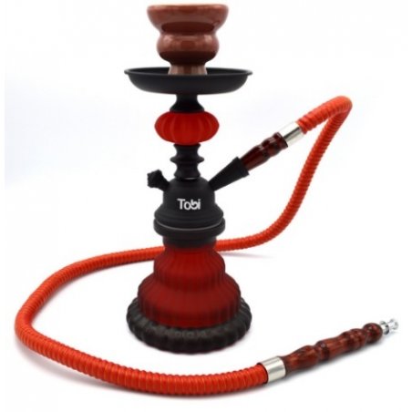 Narghilea Tobi Belkas 1 furtun Rosu 26 cm fumez narghilea