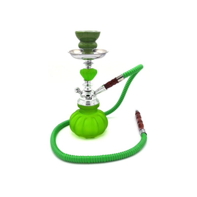 Narghilea Tobi Zenima 1 furtun Verde 26 cm