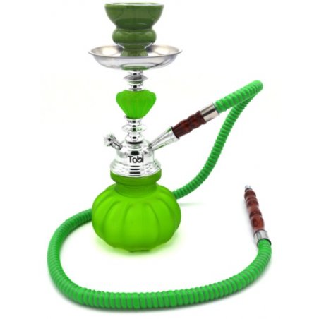 Narghilea Tobi Zenima 1 furtun Verde 26 cm