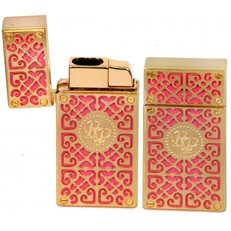 Bricheta Rocky Patel Burn Pink Gold Plates cumpar accesorii trabucuri