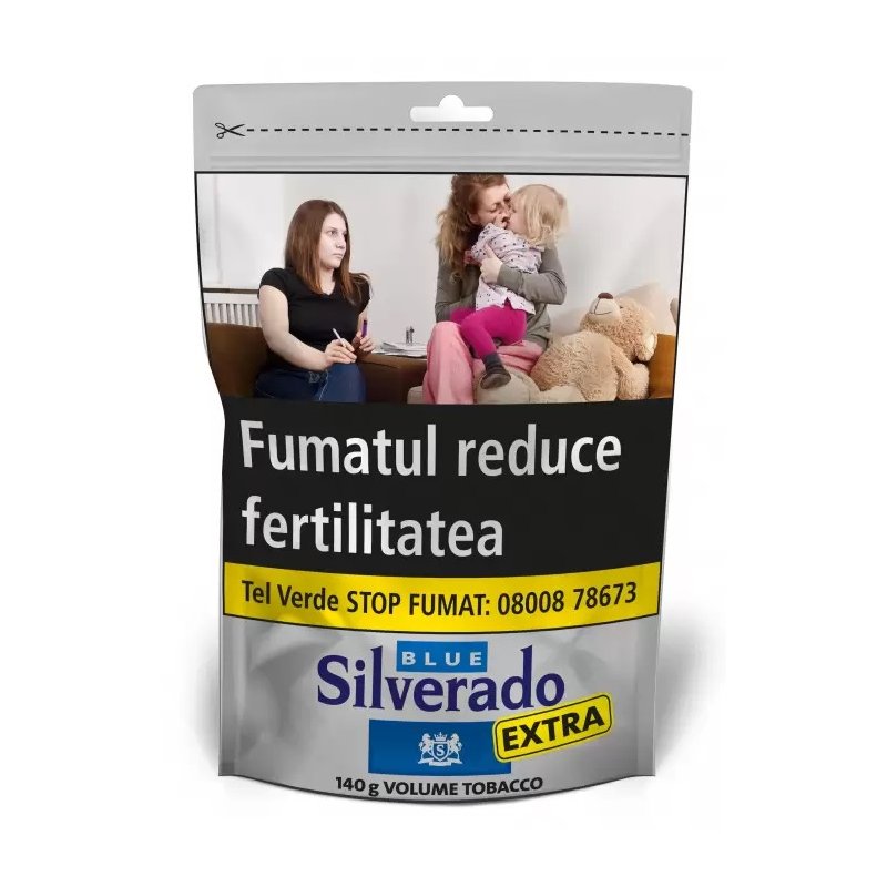 Tutun de injectat Silverado Blue volume 140 G fumez tutun firicel
