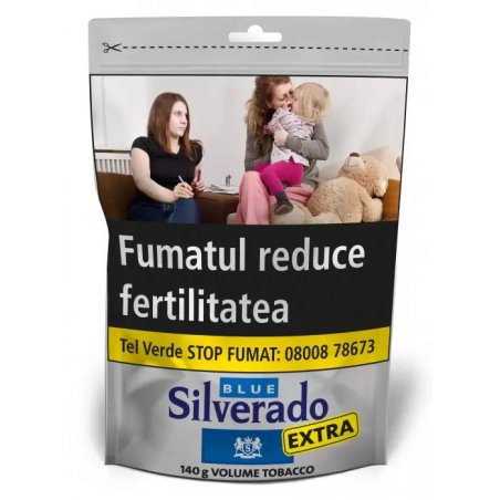 Tutun de injectat Silverado Blue volume 140 G fumez tutun firicel