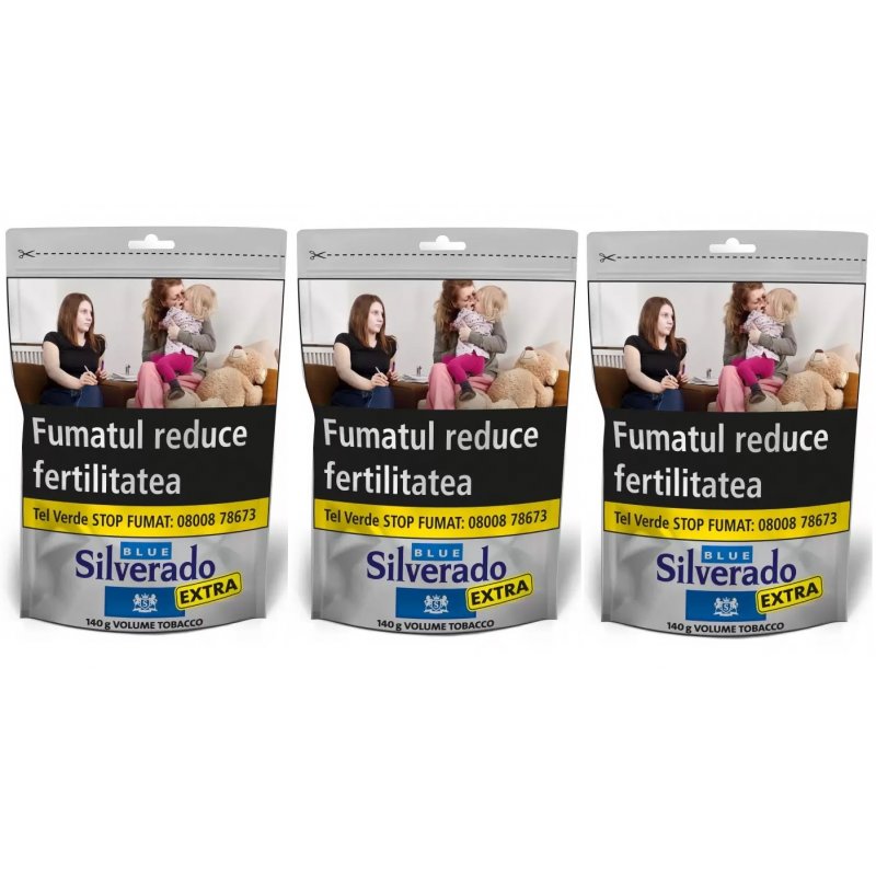 Tutungerie cu Tutun de injectat Silverado Blue Volume 420 grame