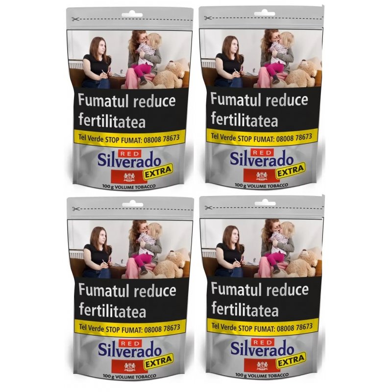 Tutun de injectat Silverado Red Volume 4 Pungi