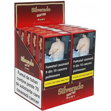 Tigari de foi Silverado Quattro Ruby 10 Pachete