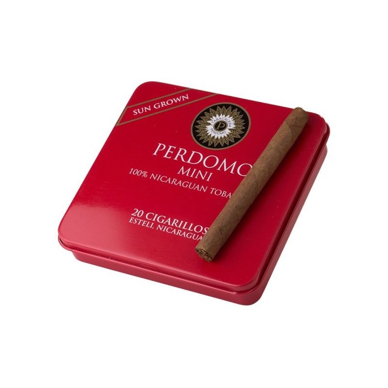 Tigari de foi Perdomo Mini Sungrown 100 tutungerie cu tigari de foi Perdomo