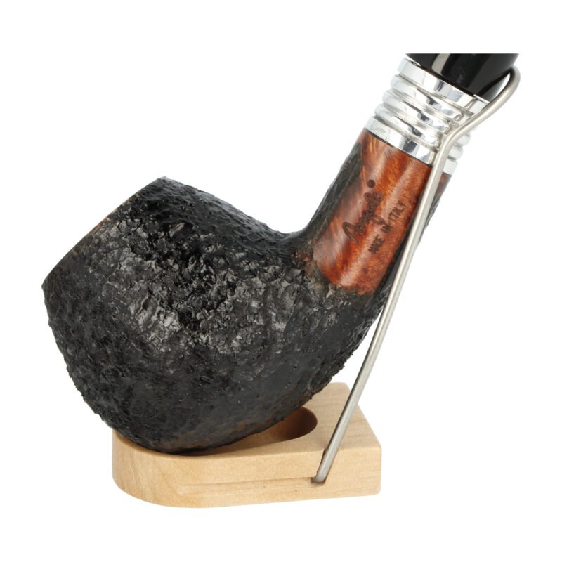 Pipa Angelo Rustik Italy Black Brown 300017 tutungerie pipe ieftine