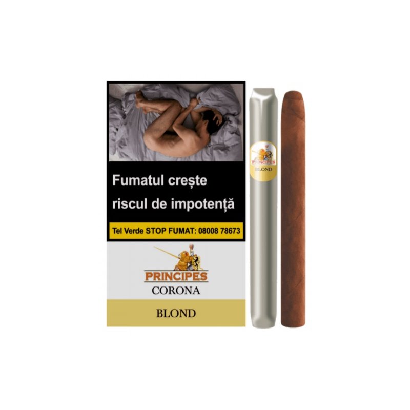 Tigari de foi La Aurora Principes Corona Blond 60