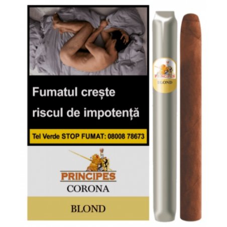 Tigari de foi La Aurora Principes Corona Blond 60