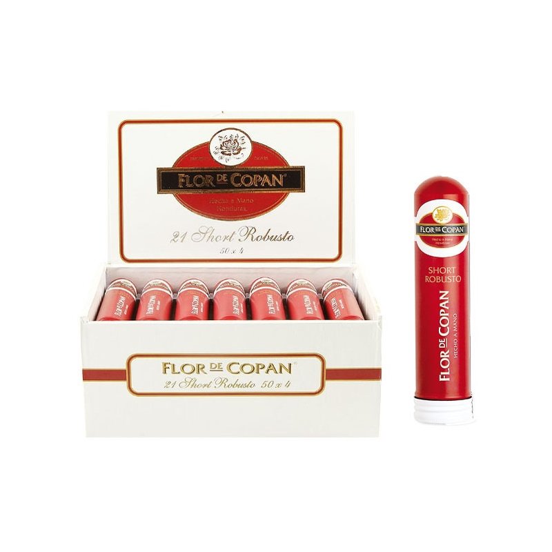 Trabucuri Flor de Copan Maya Short Robusto Tubos 21