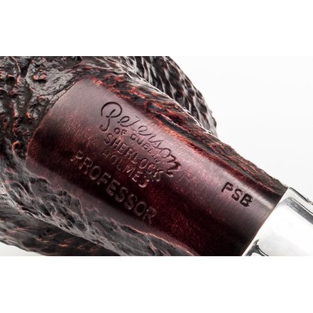 Pipa Peterson Sherlock Holmes Sandblasted Proffesor P-Lip 9mm