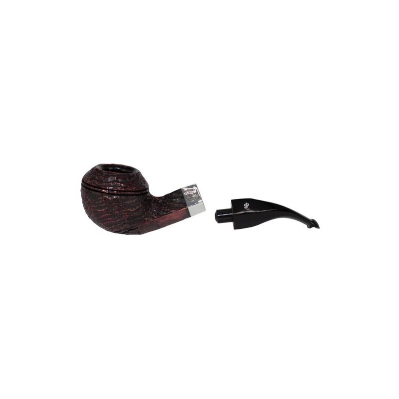 Pipa Peterson Sherlock Holmes Sandblasted Squire P-Lip 9mm tutungerie