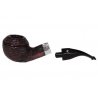 Pipa Peterson Sherlock Holmes Sandblasted Squire P-Lip 9mm tutungerie