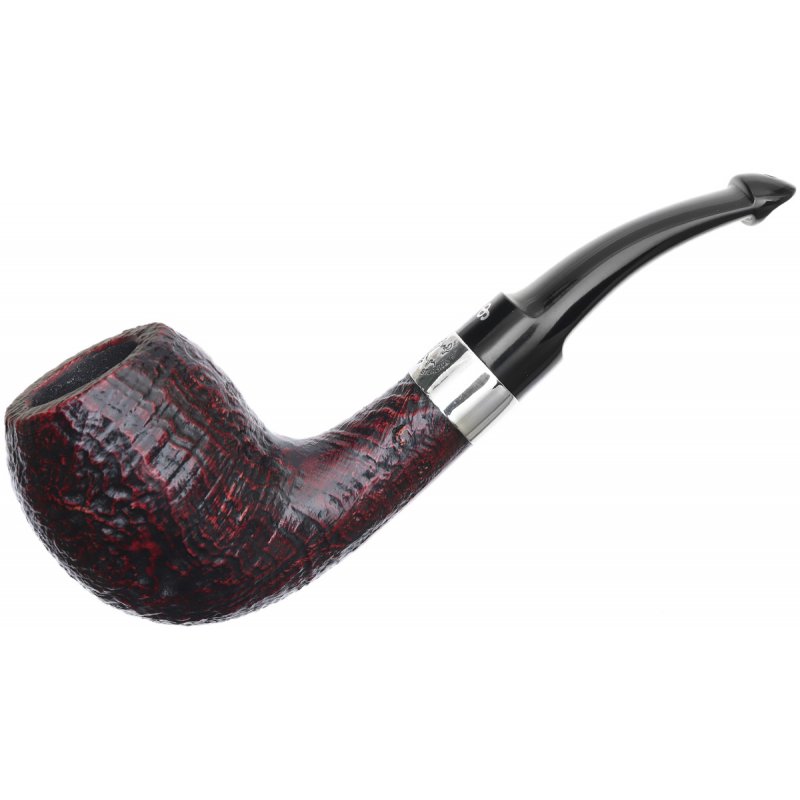 Pipa Peterson Sherlock Holmes Sandblasted Strand P-Lip 9mm