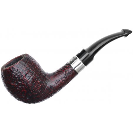 Pipa Peterson Sherlock Holmes Sandblasted Strand P-Lip 9mm