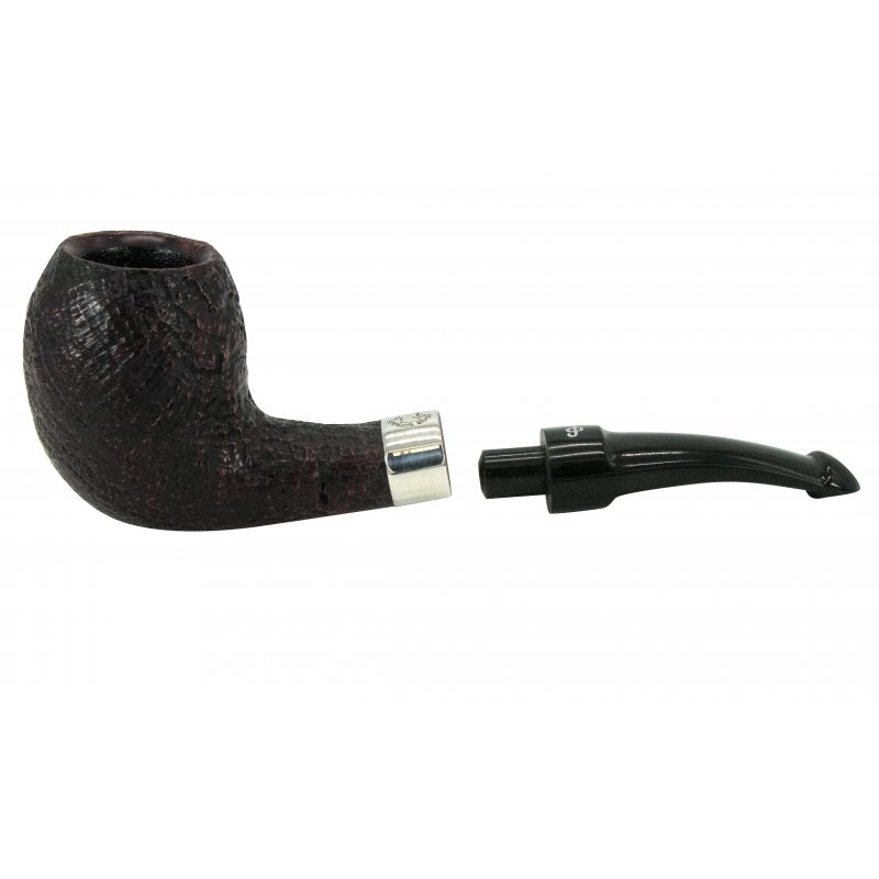 Pipa Peterson Sherlock Holmes Sandblasted Strand P-Lip 9mm