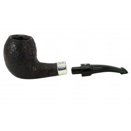 Pipa Peterson Sherlock Holmes Sandblasted Strand P-Lip 9mm