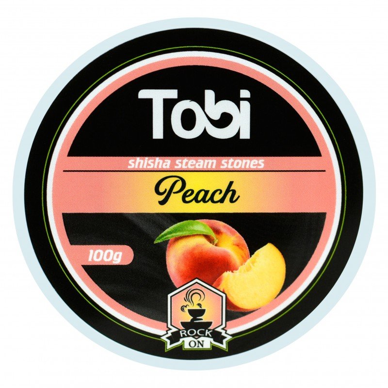 Pietre narghilea Peach Tobi 100g tutungerie cu pietre de narghilea