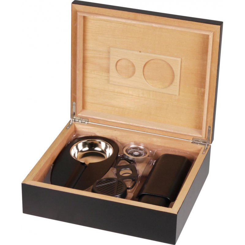 Set humidor trabucuri 25 CT Black 569112