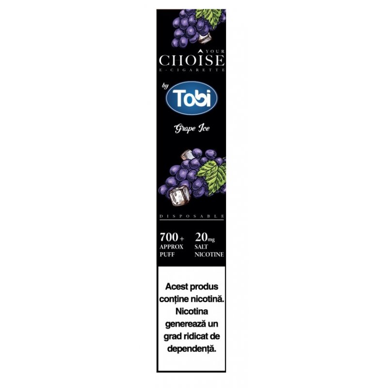 Tigareta electronica 20mg/ml Grape Ice Choise by Tobi