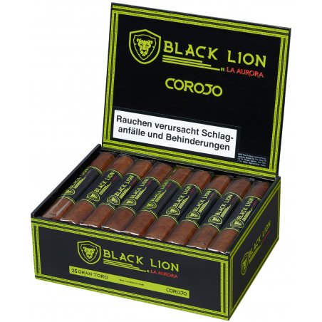 Trabucuri La Aurora Black Lion Corojo Gran Toro 25
