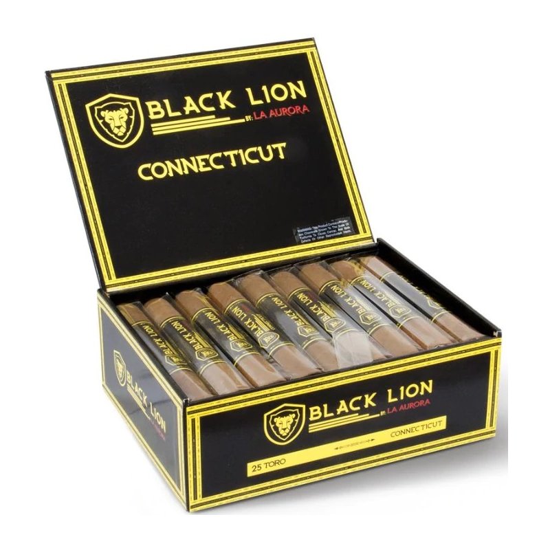 Trabucuri La Aurora Black Lion Connecticut Toro 25