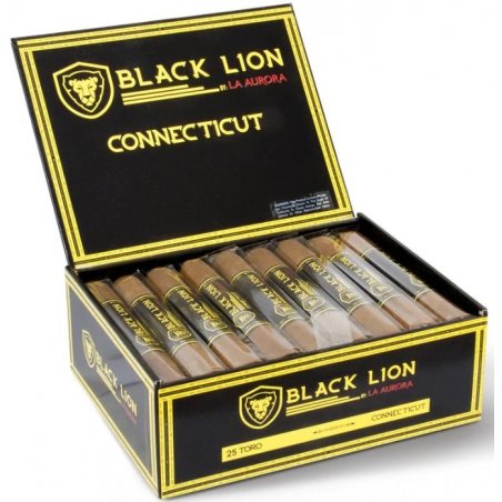 Trabucuri La Aurora Black Lion Connecticut Toro 25
