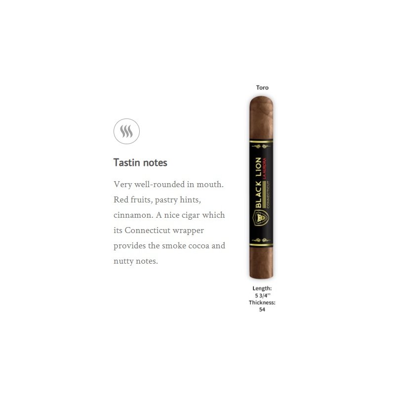 Trabucuri La Aurora Black Lion Connecticut Toro 25 fumez trabuc