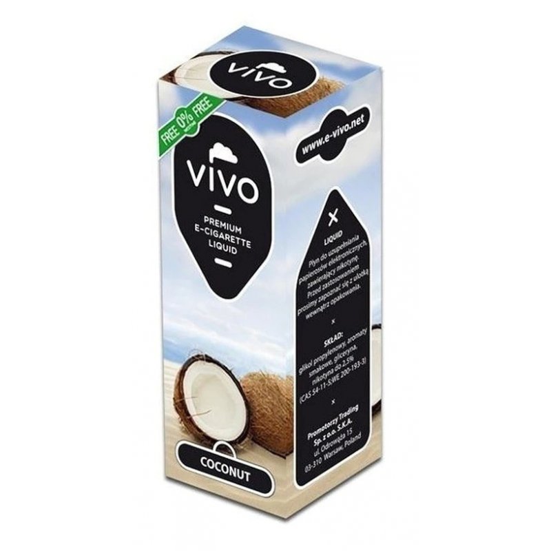 Tutungerie Lichid pentru tigara electronica Vivo Coconut 0 mg./ml.