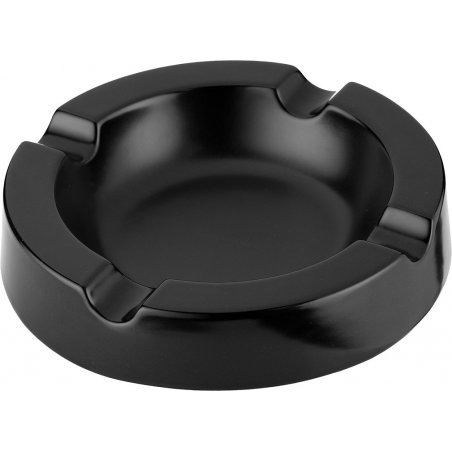 Scrumiera trabucuri Angelo Round Black 424007 tutungerie