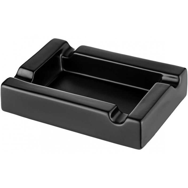 Scrumiera trabucuri Angelo Black Ceramic 424009 tutungerie
