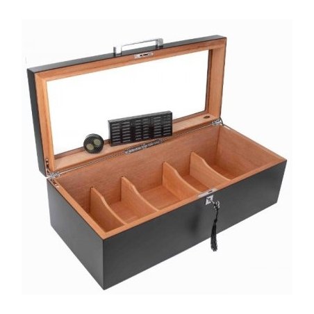Humidor trabucuri Cabinet Angelo Black 920041 fumez trabucuri