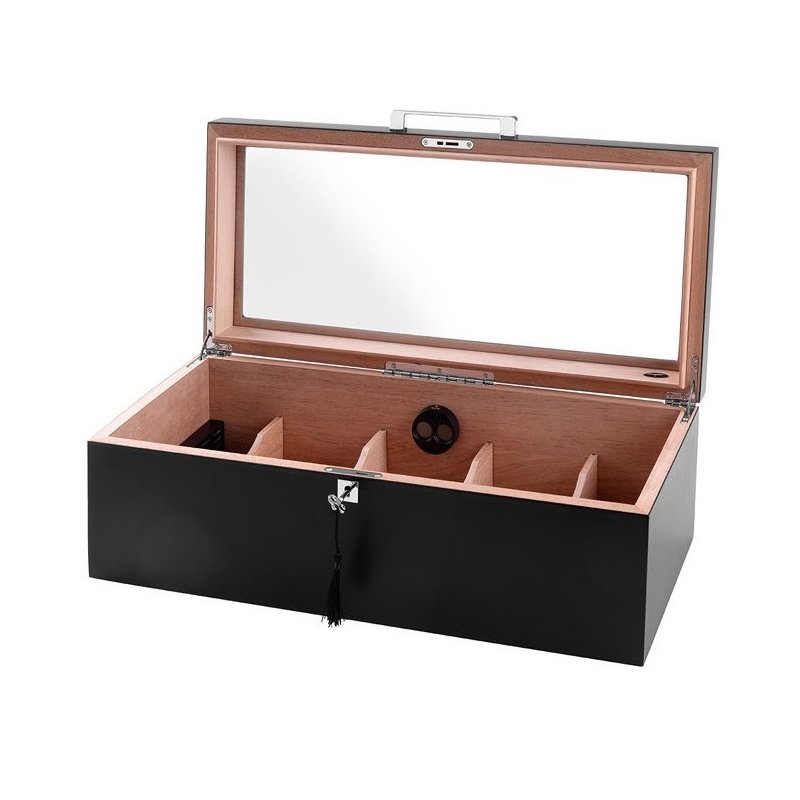 Humidor trabucuri Cabinet Angelo Black 920041 fumez trabucuri