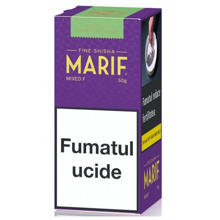 Tutun narghilea Marif Mixed F 50g fumez tutun de narghilea Marif