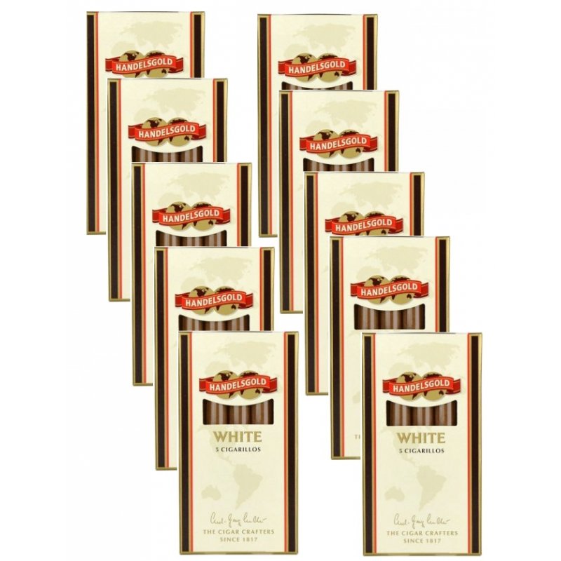 Tigari de foi Handelsgold White 50