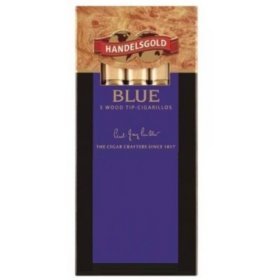 Tigari de foi Handelsgold Wood Tip Blue Ciocolata la cele mai bune preturi